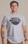 Man Glitter T-Shirt | Funny Woodworking Humor