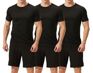 TEX2FIT Men's 3-Pack Quick Dry Sport T-Shirts
