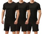 TEX2FIT Men's 3-Pack Quick Dry Sport T-Shirts