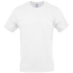 Gildan Men's White Crew T-Shirts, 6-Pack, XL