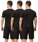 TEX2FIT Men's 3-Pack Quick Dry Sport T-Shirts