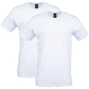 Gildan Men's Softstyle Cotton T-Shirt 2-Pack, XL