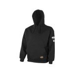 Men's Flame Resistant Black Hoodie - Heavyweight Cotton