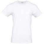 Gildan Men's Arctic White Cotton Stretch T-Shirts 3-Pack