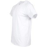 Gildan Men's Arctic White Cotton Stretch T-Shirts 3-Pack