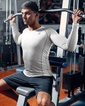 Men's 3-Pack Long Sleeve Compression Workout Shirts