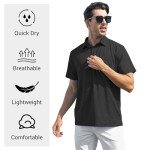 Men's Quick-Dry Athletic Golf Polo Shirts