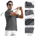 Men's Quick-Dry Athletic Golf Polo Shirts