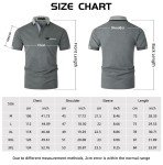 Men’s Short Sleeve Classic Plaid Golf Polo Shirt