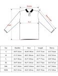 Men's Casual Fit Long Sleeve Polo Shirt - Black