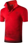 Men's Quick Dry Red Polo T-Shirt - XL