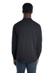 Men’s Long Sleeve Stain-Resistant Polo Shirt - Black