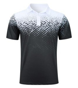 Men's Moisture-Wicking Short Sleeve Golf Polo Shirt