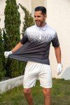 Men's Moisture-Wicking Short Sleeve Golf Polo Shirt