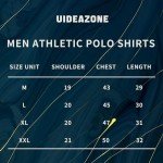 Men's Moisture-Wicking Short Sleeve Golf Polo Shirt