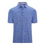 Alex Vando Men's Quick-Dry Golf Polo Shirt - Blue