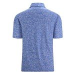 Alex Vando Men's Quick-Dry Golf Polo Shirt - Blue