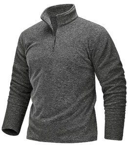 TACVASEN Men's Slim Fit Quarter Zip Sweatshirt