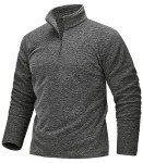 TACVASEN Men's Slim Fit Quarter Zip Sweatshirt