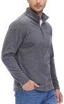 TACVASEN Men's Slim Fit Quarter Zip Sweatshirt