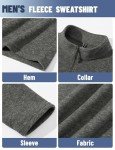 TACVASEN Men's Slim Fit Quarter Zip Sweatshirt