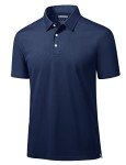 Men's Quick-Dry Golf Polo Shirt - Navy Blue