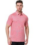Sporty Buff Men's Quick-Dry Golf Polo - Paint Splatter