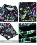 Men's Flamingo Print Quick-Dry Golf Polo Shirt