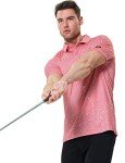 Sporty Buff Men's Quick-Dry Golf Polo - Paint Splatter