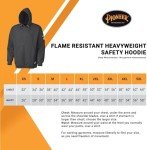 Men's Flame Resistant Black Hoodie - Heavyweight Cotton