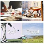 Men's Quick-Dry Golf Polo Shirt - Navy Blue