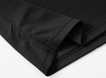 Men's Black Quick Dry Performance Polo Shirt