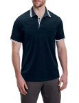 Men's Moisture-Wicking Short Sleeve Polo - Blue