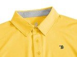 MoFiz Men's Quick Dry Golf Polo Shirt - Yellow