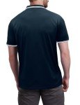 Men's Moisture-Wicking Short Sleeve Polo - Blue