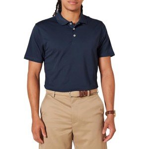 Men's Slim-Fit Quick-Dry Golf Polo - Dark Navy