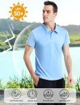 Men's Quick-Dry Golf Polo Shirts - 4 Pack