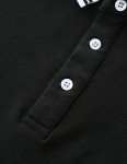 Men's Short Sleeve Cotton Polo Shirt – Black
