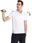 Men's Quick-Dry Golf Polo Shirts - 4 Pack