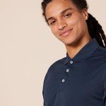 Men's Slim-Fit Quick-Dry Golf Polo - Dark Navy