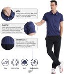 Men's Quick-Dry Golf Polo Shirts - 4 Pack