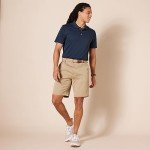 Men's Slim-Fit Quick-Dry Golf Polo - Dark Navy