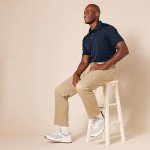 Men's Slim-Fit Quick-Dry Golf Polo - Dark Navy