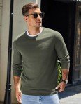COOFANDY Men's Casual Crew Neck Pullover Sweater