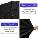 Men's Slim Fit Muscle Polo Shirt - Black