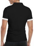 KUYIGO Men's Slim Fit Short Sleeve Polo - Black
