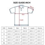 Men's Casual Short Sleeve Polo Shirt - Flamingo Print