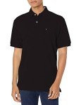 Tommy Hilfiger Men's Classic Fit Black Polo