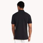 Tommy Hilfiger Men's Classic Fit Black Polo