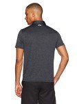 Men’s Tech Stretch Polo Shirt - Black Heather, XL